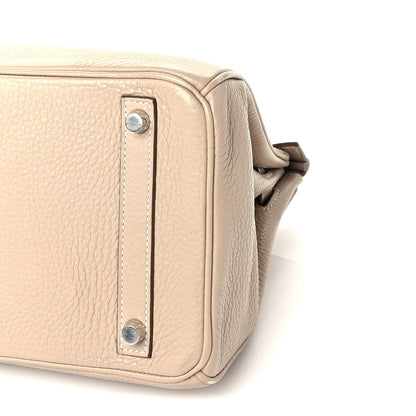 Hermes Taurillon Clemence Birkin 30 Argile 9 of 9