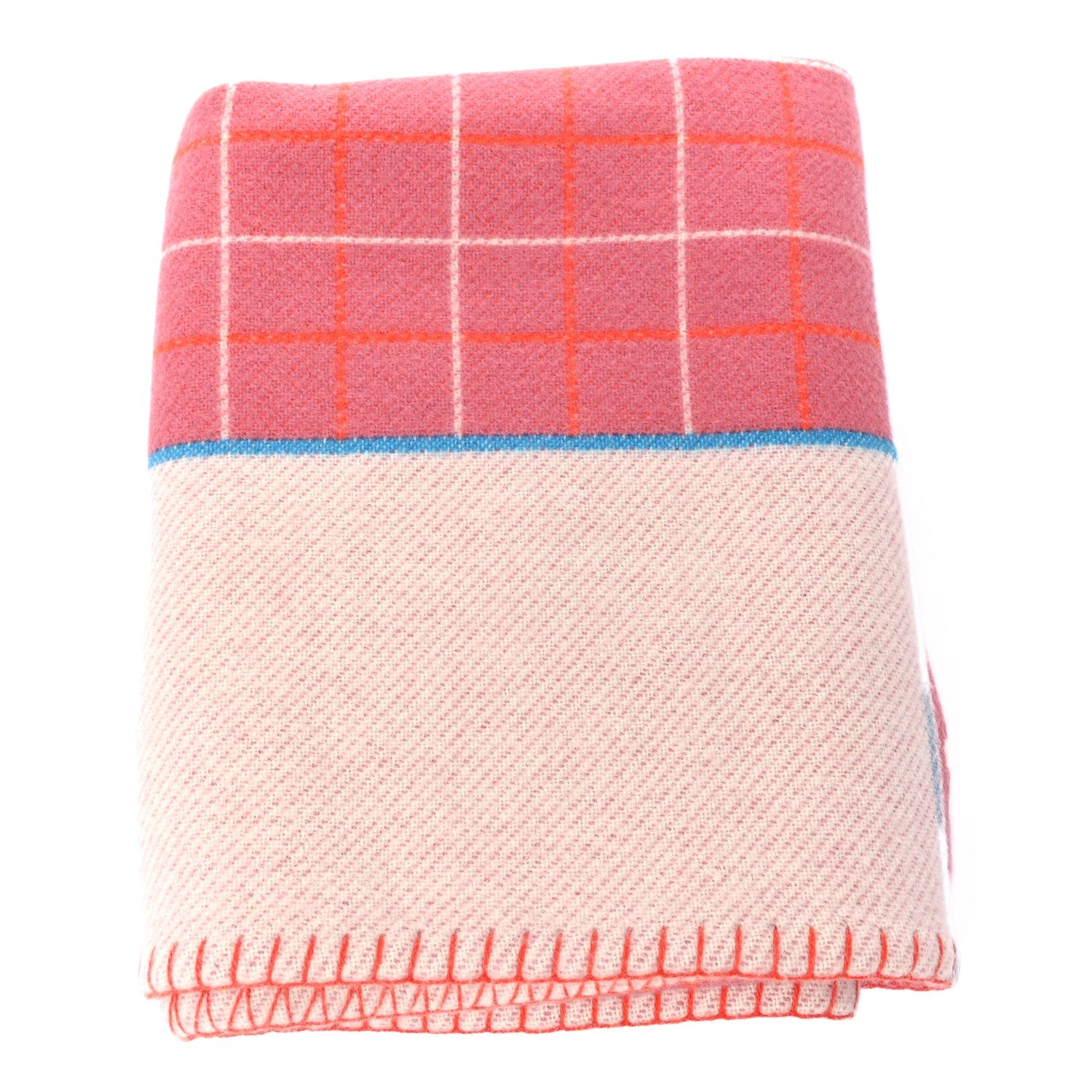 Hermes Wool Cashmere Avalon Passe-Passe Blanket Figue Figue 2 of 4