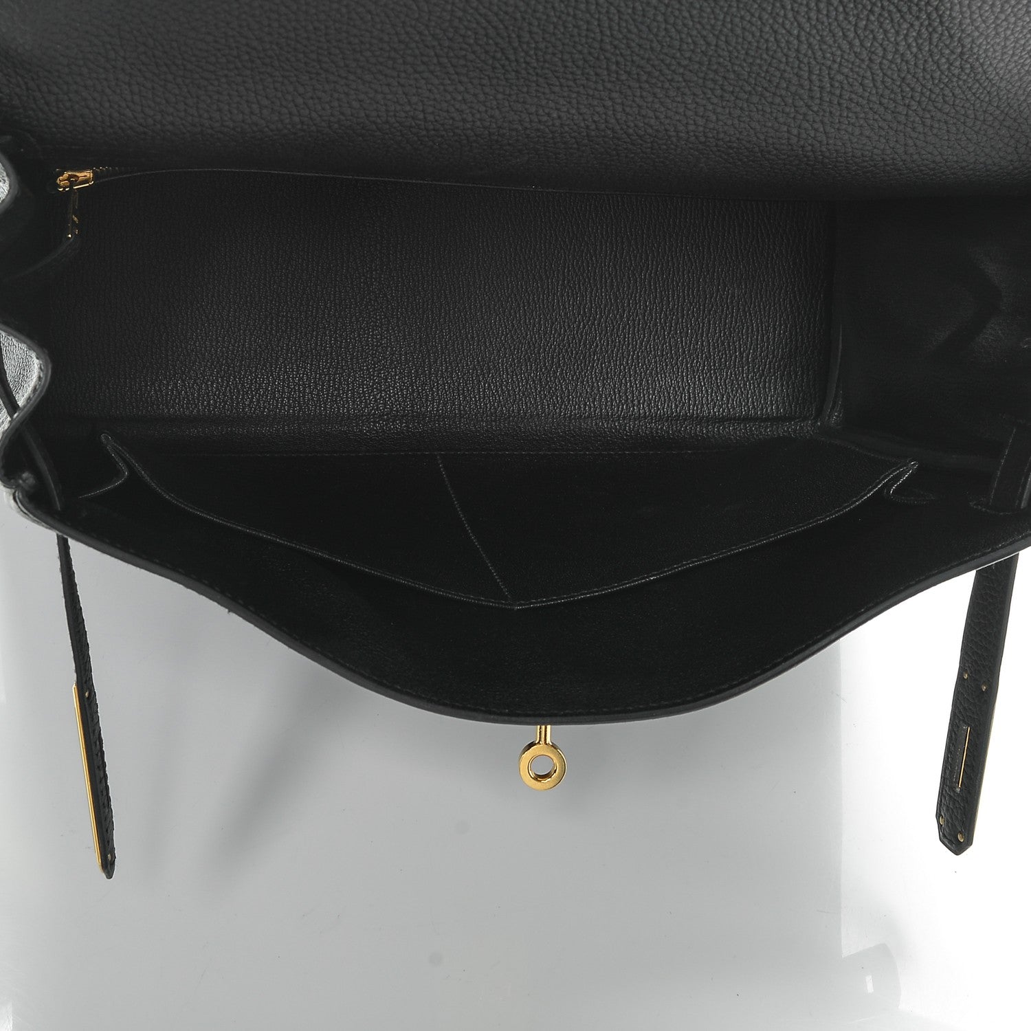 Hermes Togo Kelly Retourne 32 Black 7 of 24