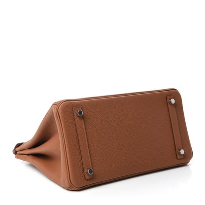 Hermes Togo Matte Alligator Birkin Touch 30 Gold 4 of 11