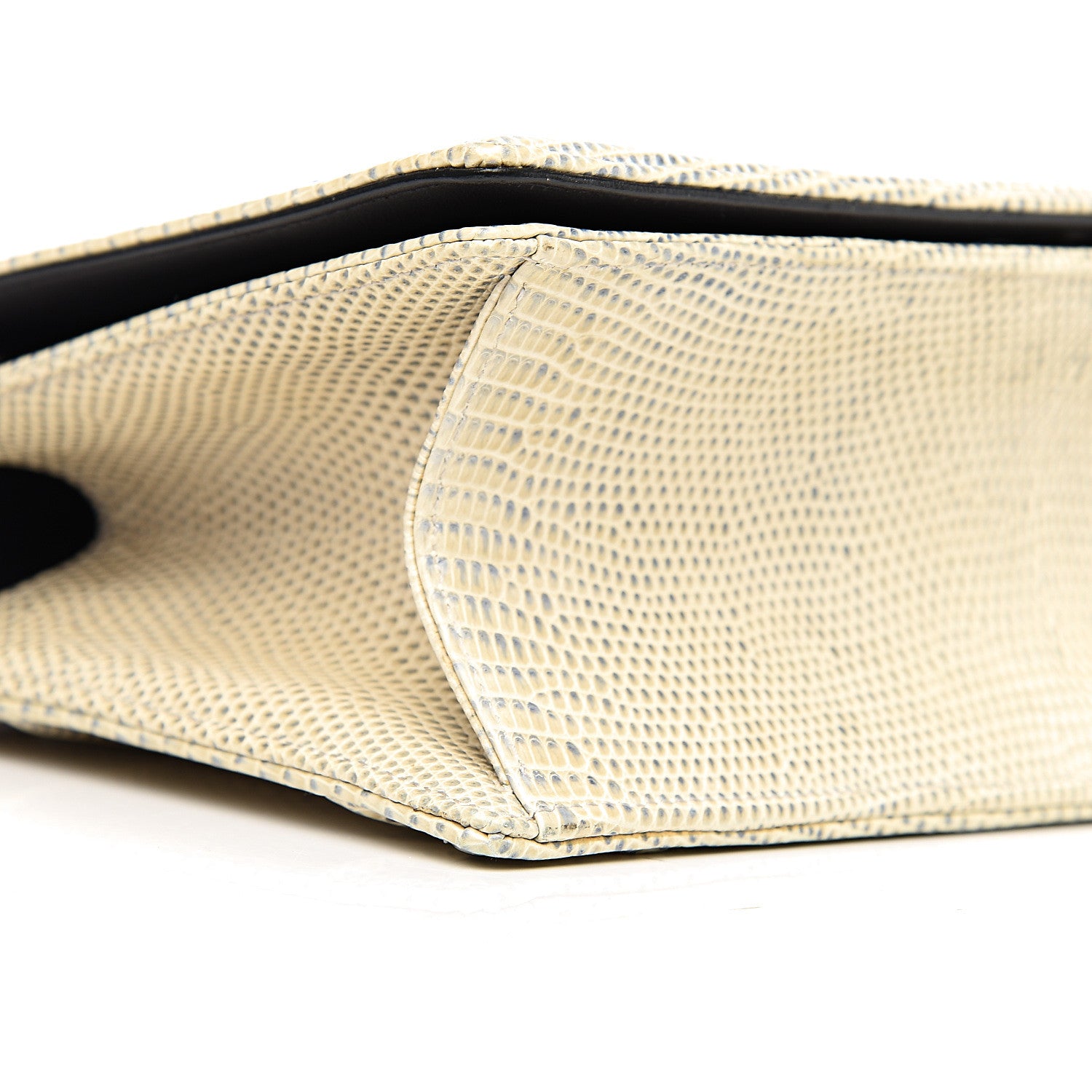 Christian Dior Lizard Medium Diorama Flap Bag Off White 8 of 10