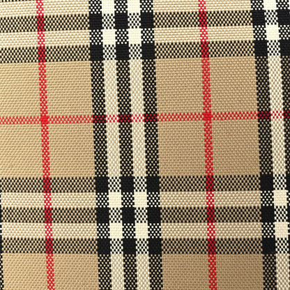 Burberry Cotton Vintage Check Medium London Tote Bag  Briar Brown White 7 of 9