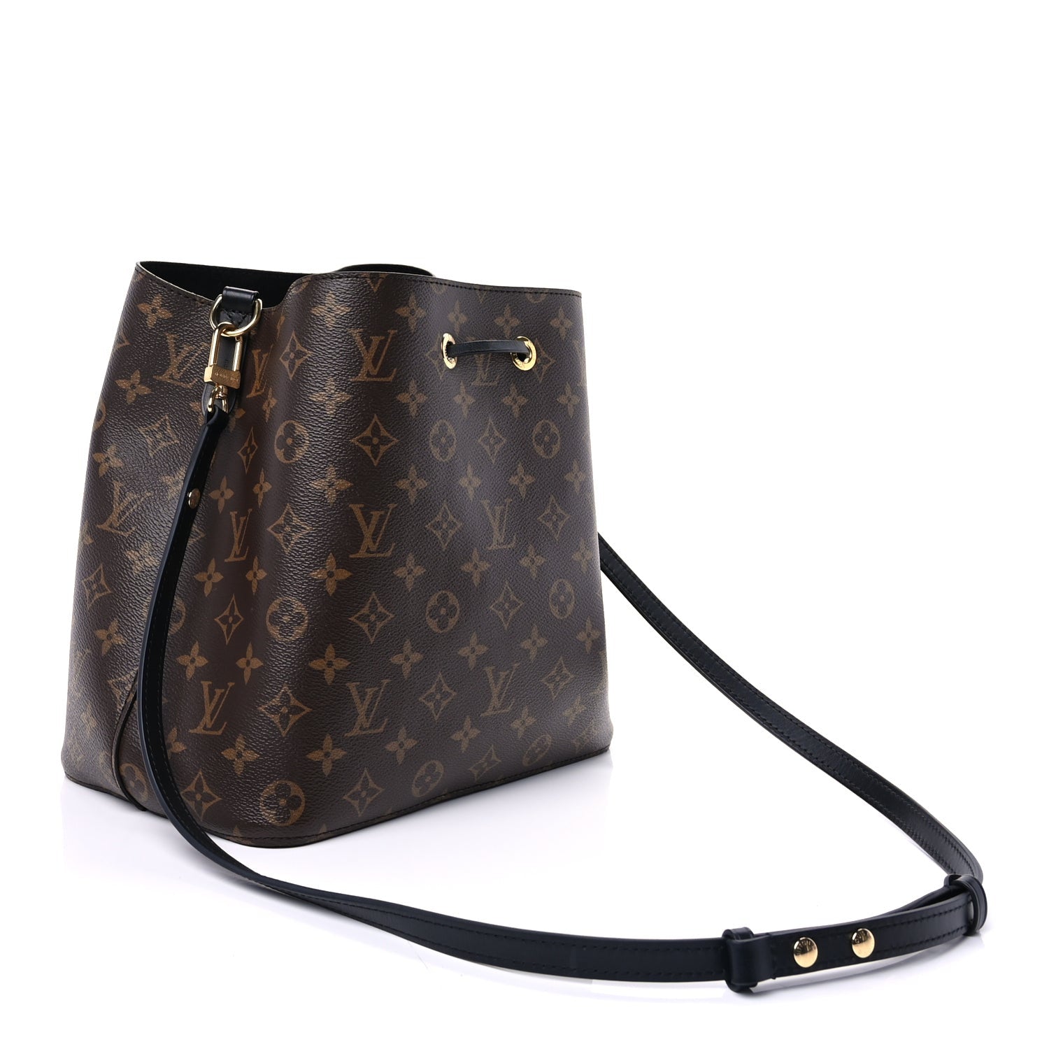 Louis Vuitton Monogram Neonoe MM  Black 2 of 8