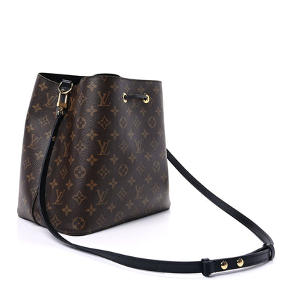 Louis Vuitton Monogram Neonoe MM  Black 2 of 8