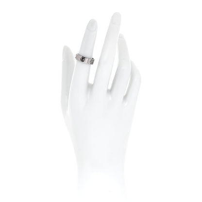 Cartier 18K White Gold 5.5mm LOVE Ring 51 5.75 2 of 4