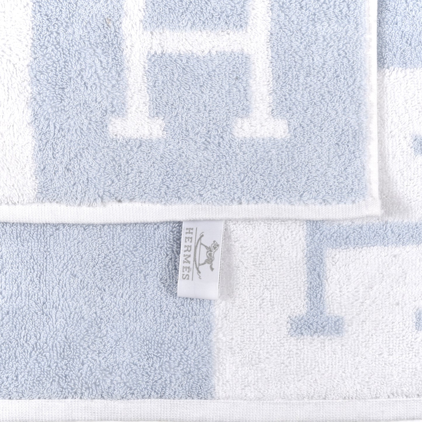 Cotton Avalon Bath Towel Bleu Glacier