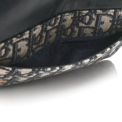 Christian Dior Oblique Saddle Large Zipped Wallet Blue 4 of 7