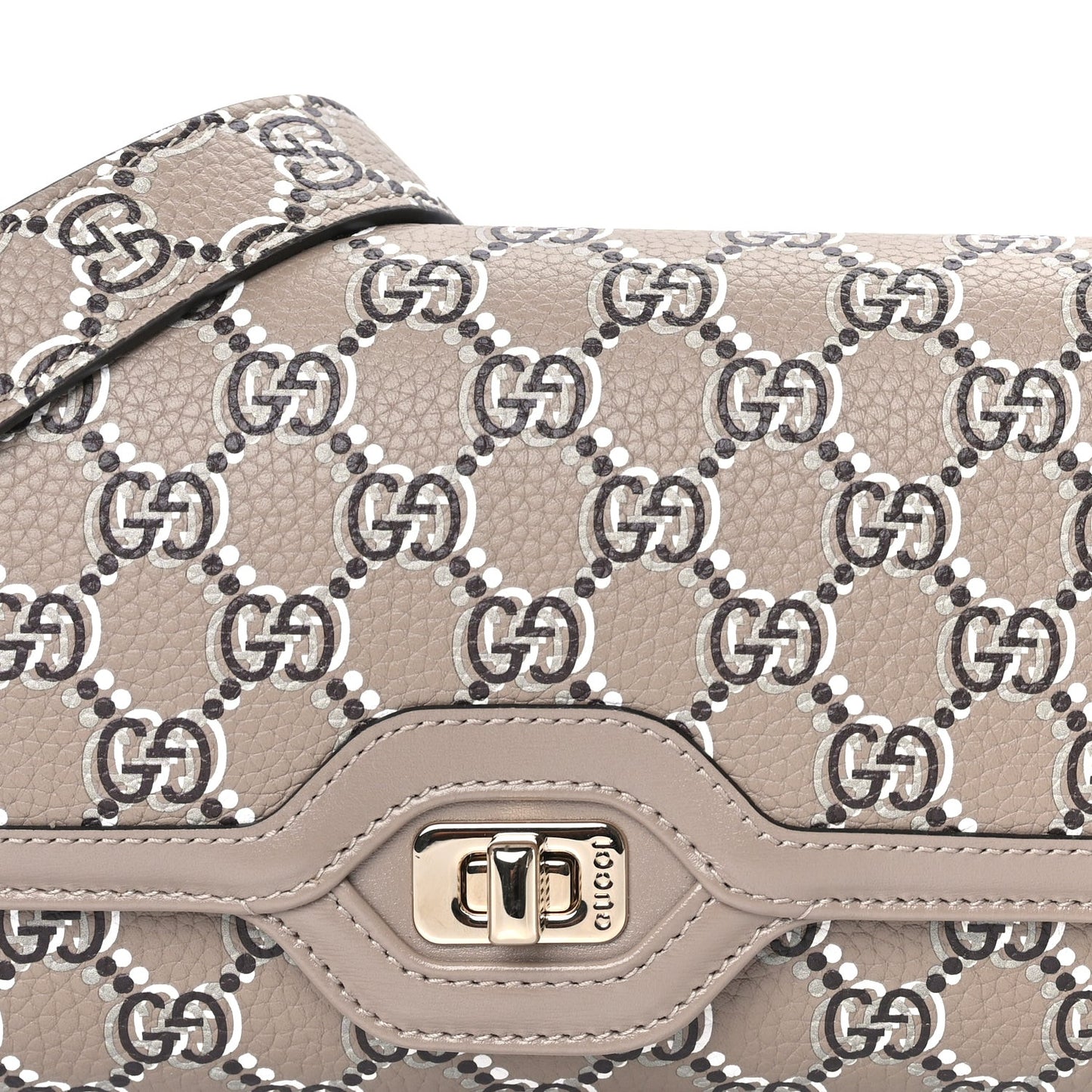 GG Shadow Monogram Small Luce Shoulder Bag Beige