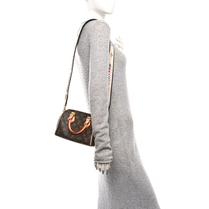 Louis Vuitton Monogram Speedy Bandouliere 20 Black 2 of 12