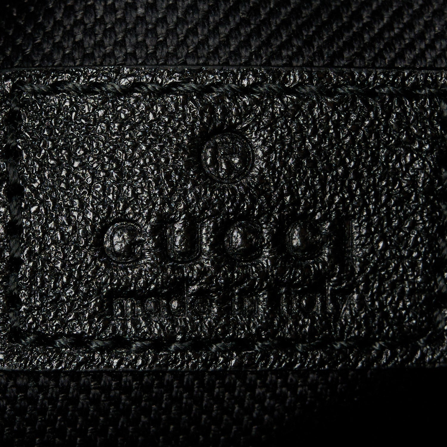 Gucci Sakai Be Green Calfskin Diagonal Stitched Mini Blondie Barrel Shoulder Bag Black 6 of 7