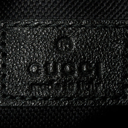 Gucci Sakai Be Green Calfskin Diagonal Stitched Mini Blondie Barrel Shoulder Bag Black 6 of 7