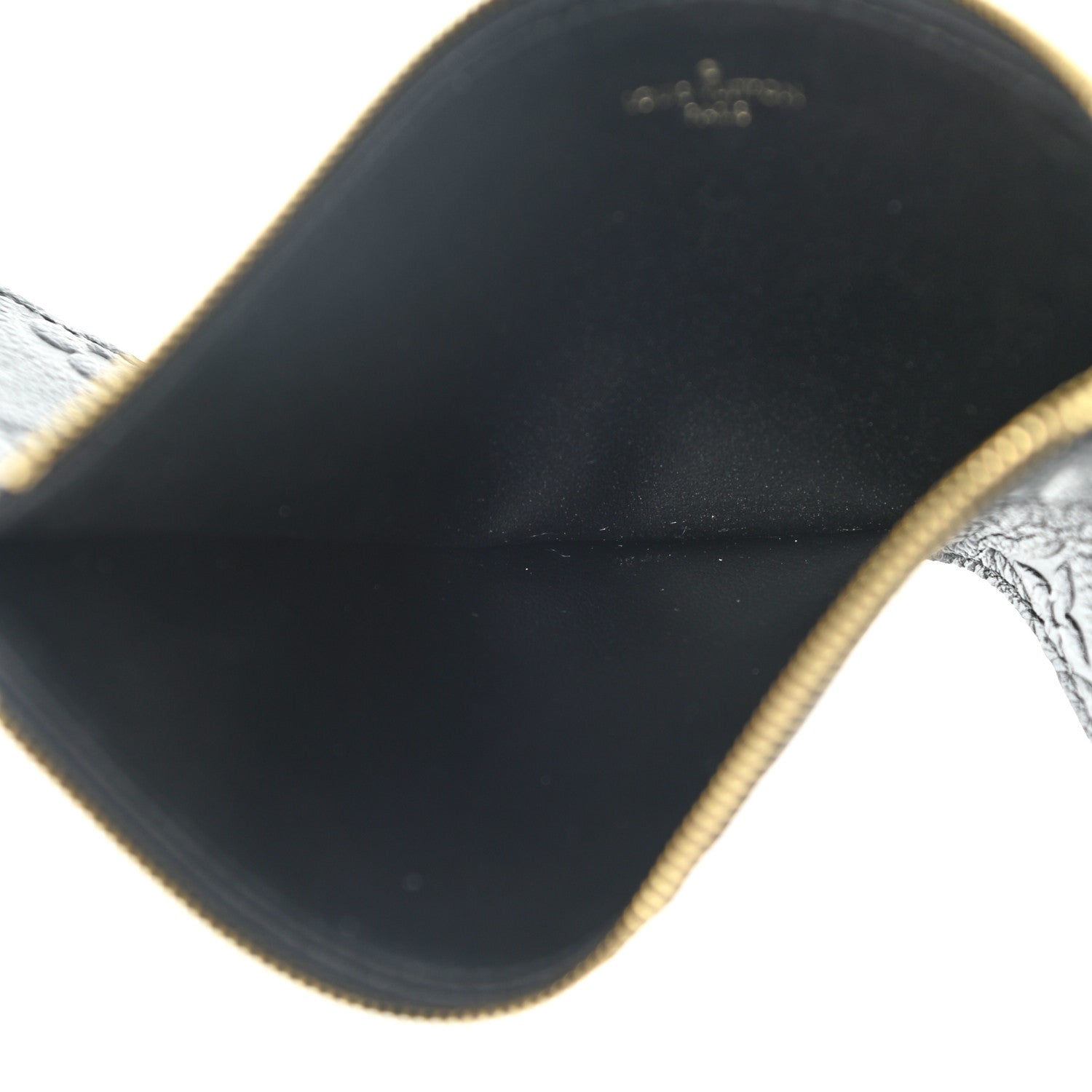 Louis Vuitton Empreinte Felicie Chain Wallet Zippered Insert Black 5 of 8