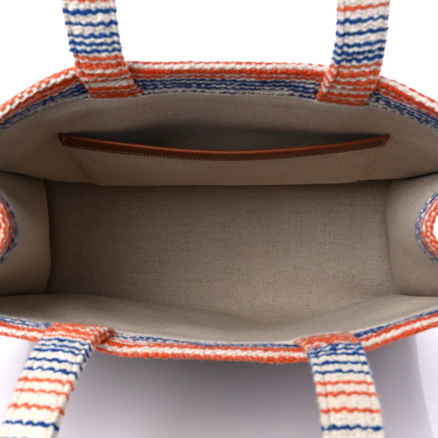 Celine Jacquard Striped Large Cabas Thais Multicolor 5 of 8