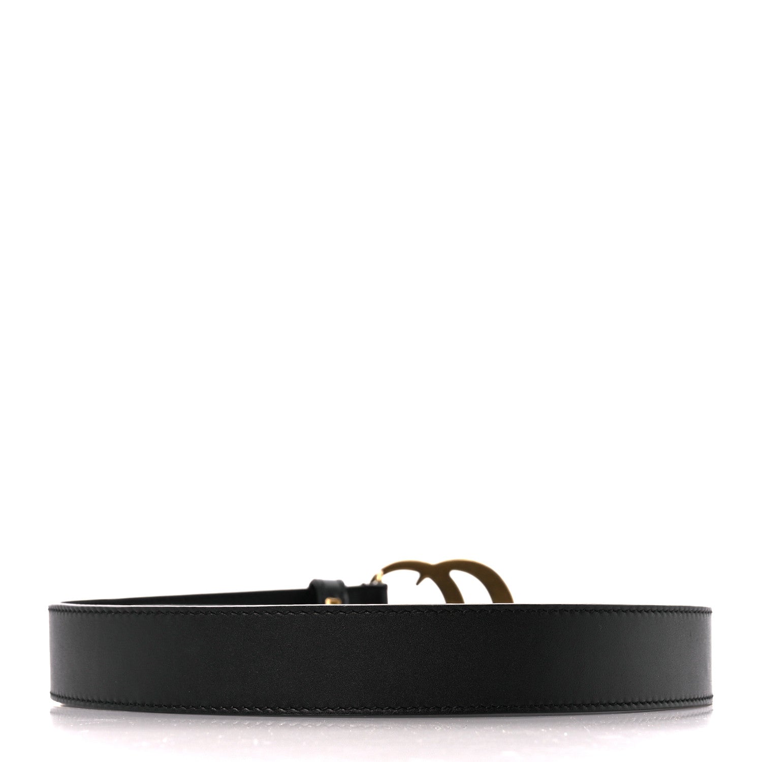 Gucci Moon Calfskin Double G 30mm Belt 90 36 Black 2 of 5