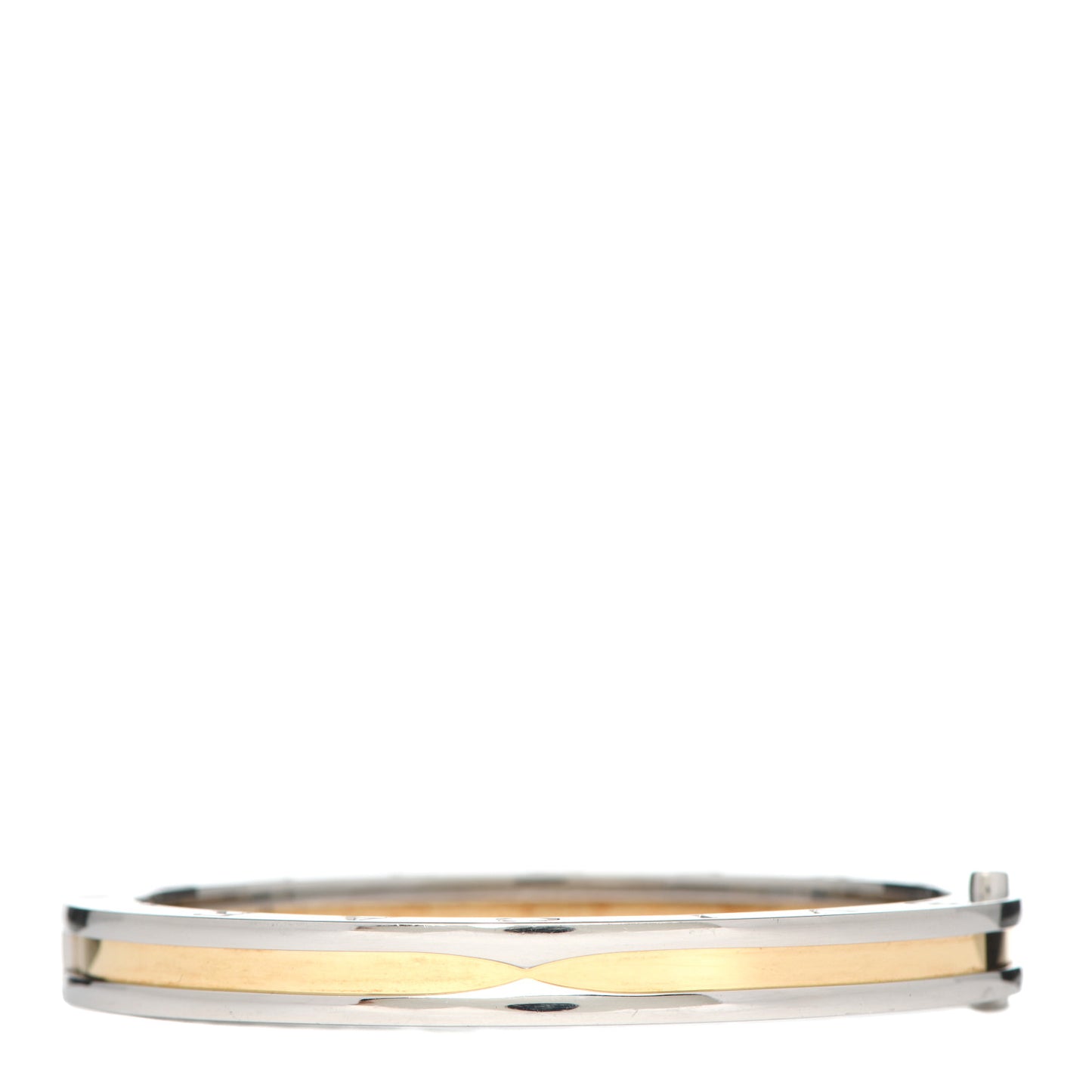 18K Yellow Gold Stainless Steel B.Zero1 Bangle Bracelet