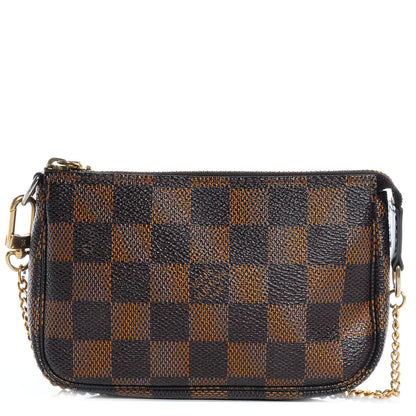 Louis Vuitton Damier Ebene Mini Pochette Accessories 1 of 7