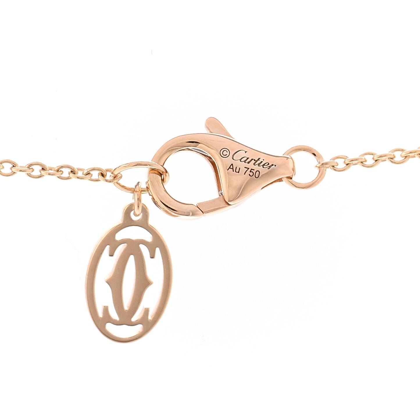18K Pink Gold Small Clash de Cartier Necklace