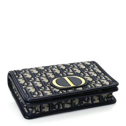Christian Dior Oblique 30 Montaigne 2-In-1 Pouch Blue 3 of 8