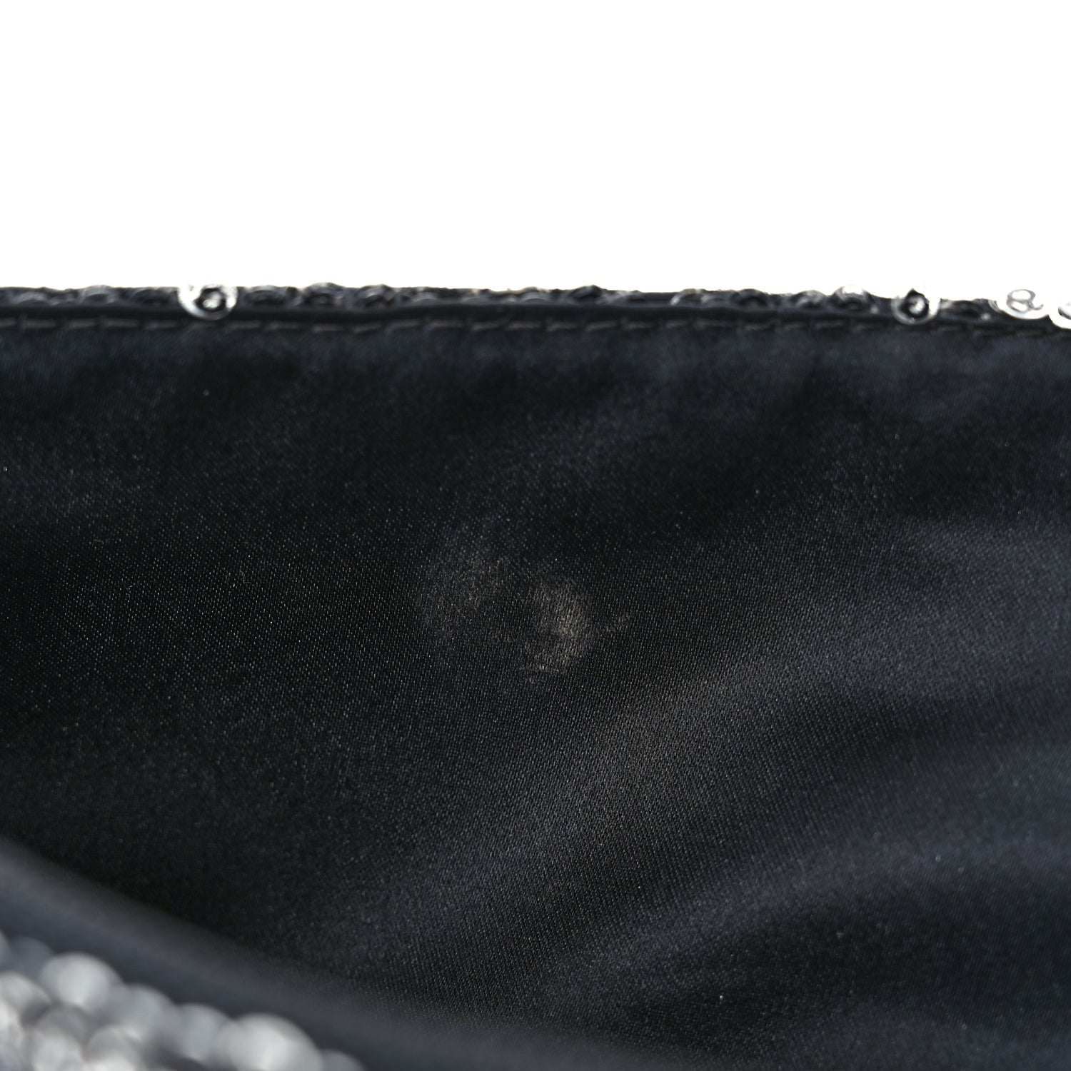 Chanel Sequin Medium Single Flap Dark Silver 16 of 17