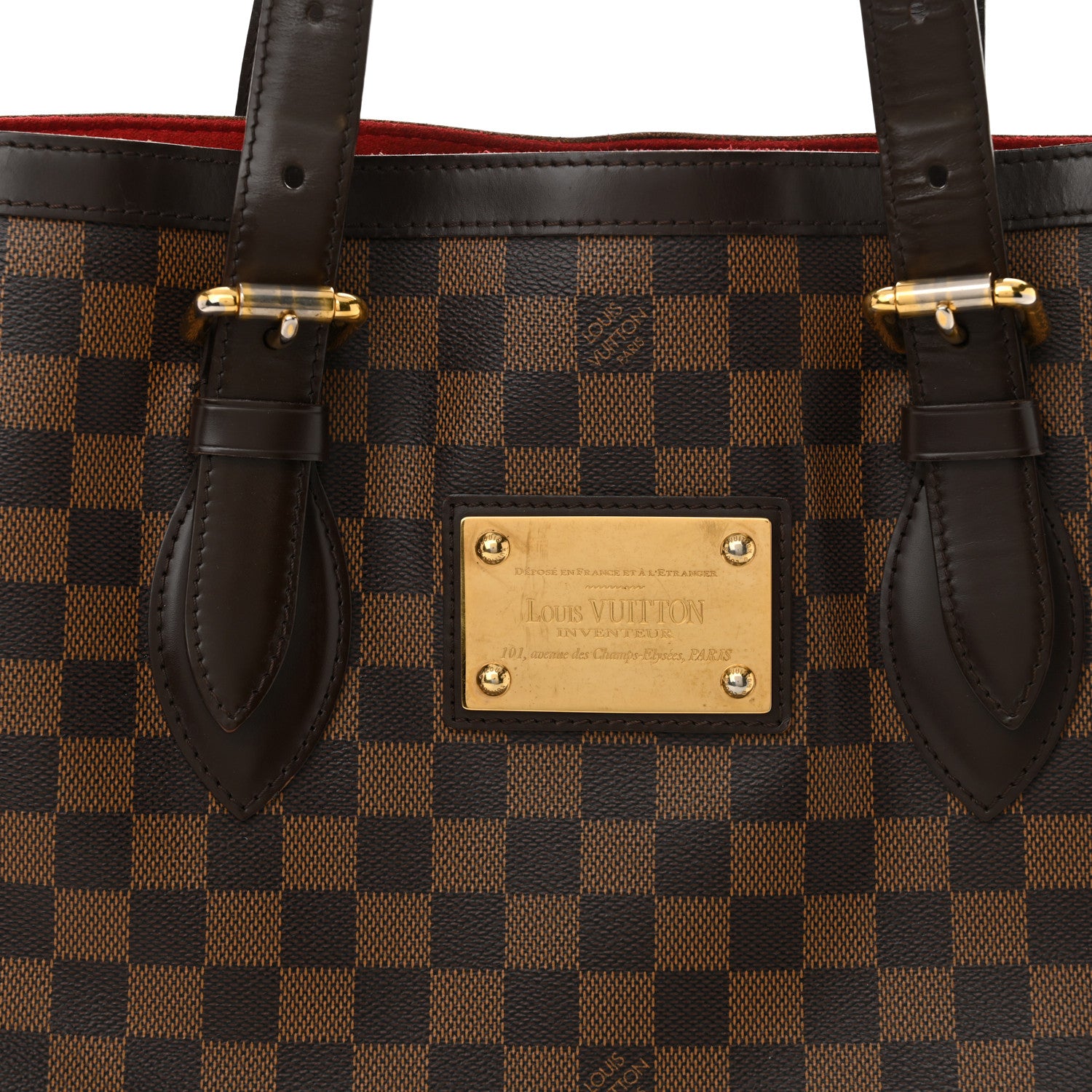 Louis Vuitton Damier Ebene Hampstead MM 7 of 10