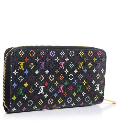 Louis Vuitton Monogram Multicolor Zippy Wallet Black Grenade 3 of 7