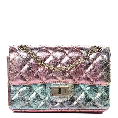 Chanel Metallic Goatskin Quilted Mini 2.55 Reissue Flap Multicolor 1 of 11