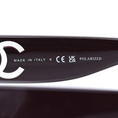 Chanel Acetate Cat Eye Sunglasses 5527 Purple 6 of 7
