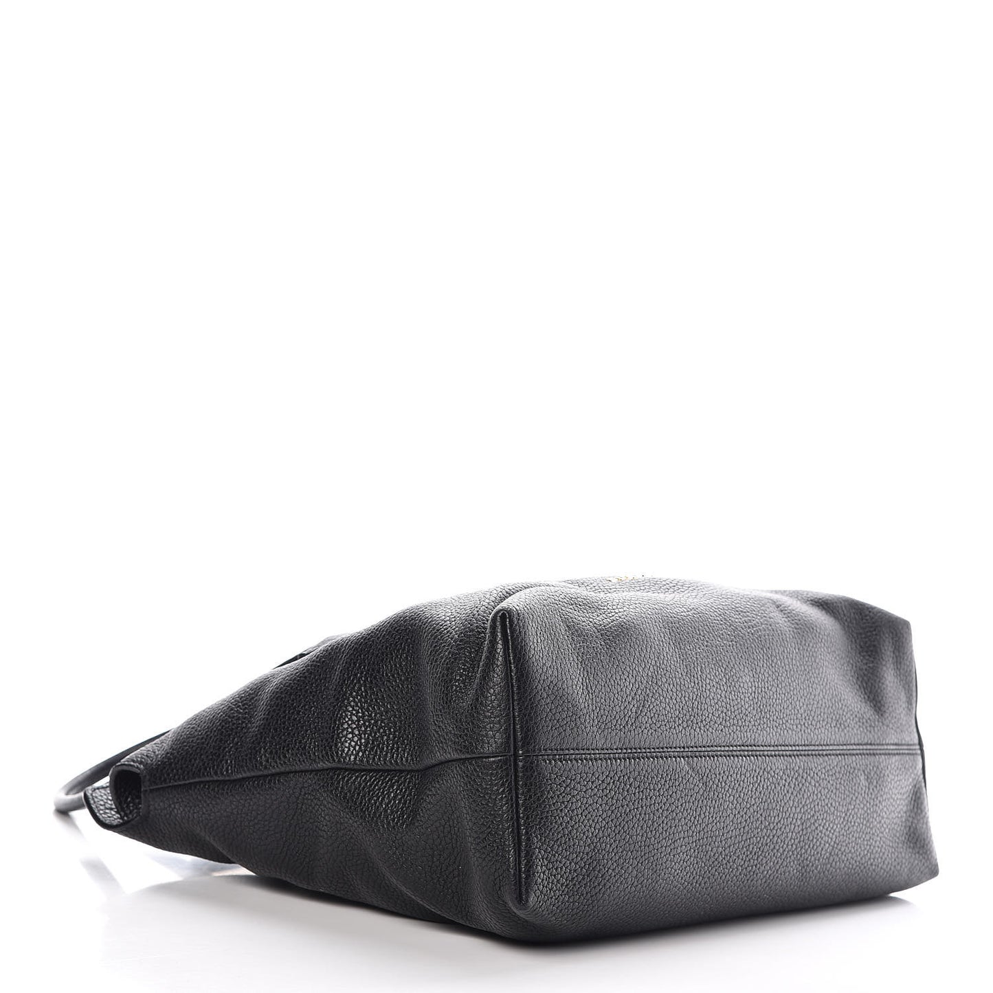 London Grainy Calfskin Medium Baynard Tote Black