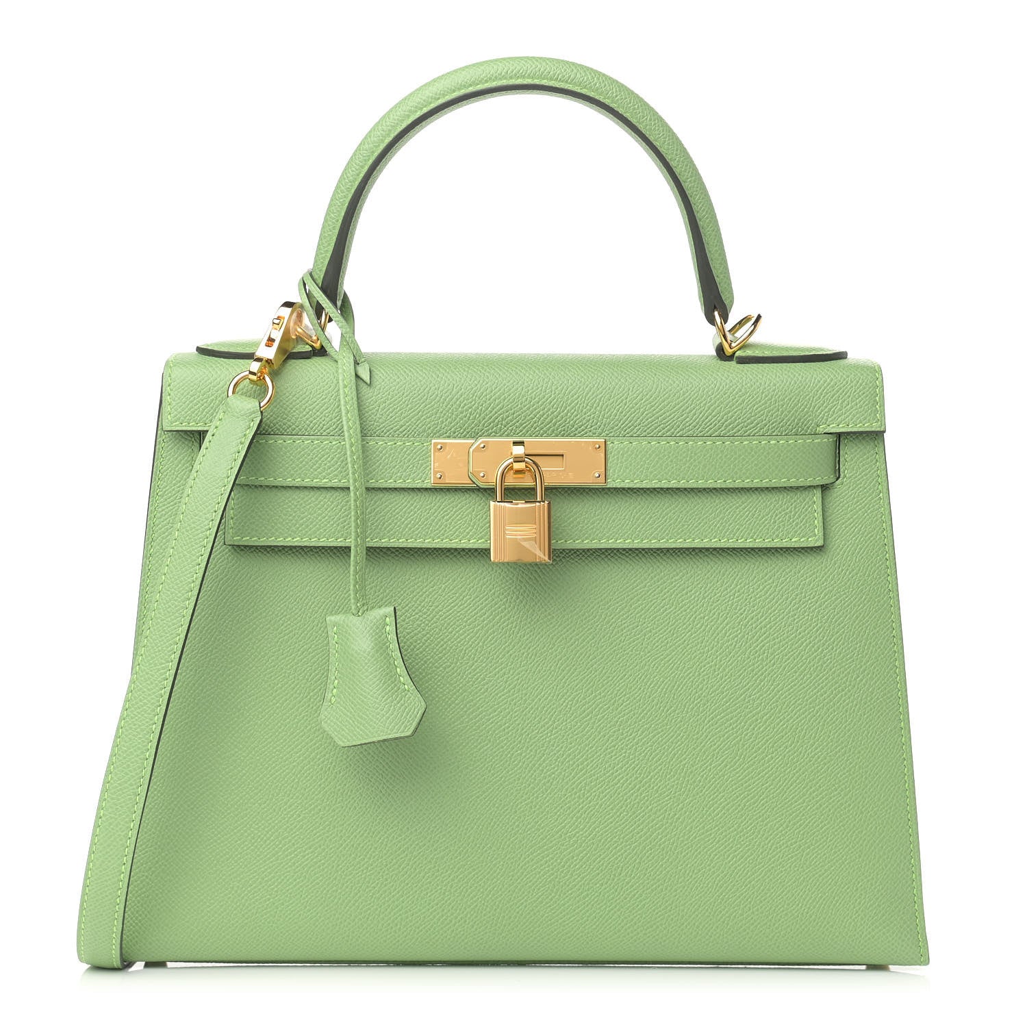 Hermes Epsom Kelly Sellier 28 Vert Criquet 1 of 11