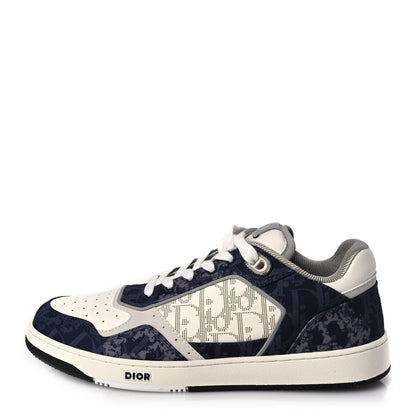 Christian Dior X DENIM TEARS Smooth Calfskin Oblique Denim Mens B27 Low Top Sneakers 41 Blue 1 of 8