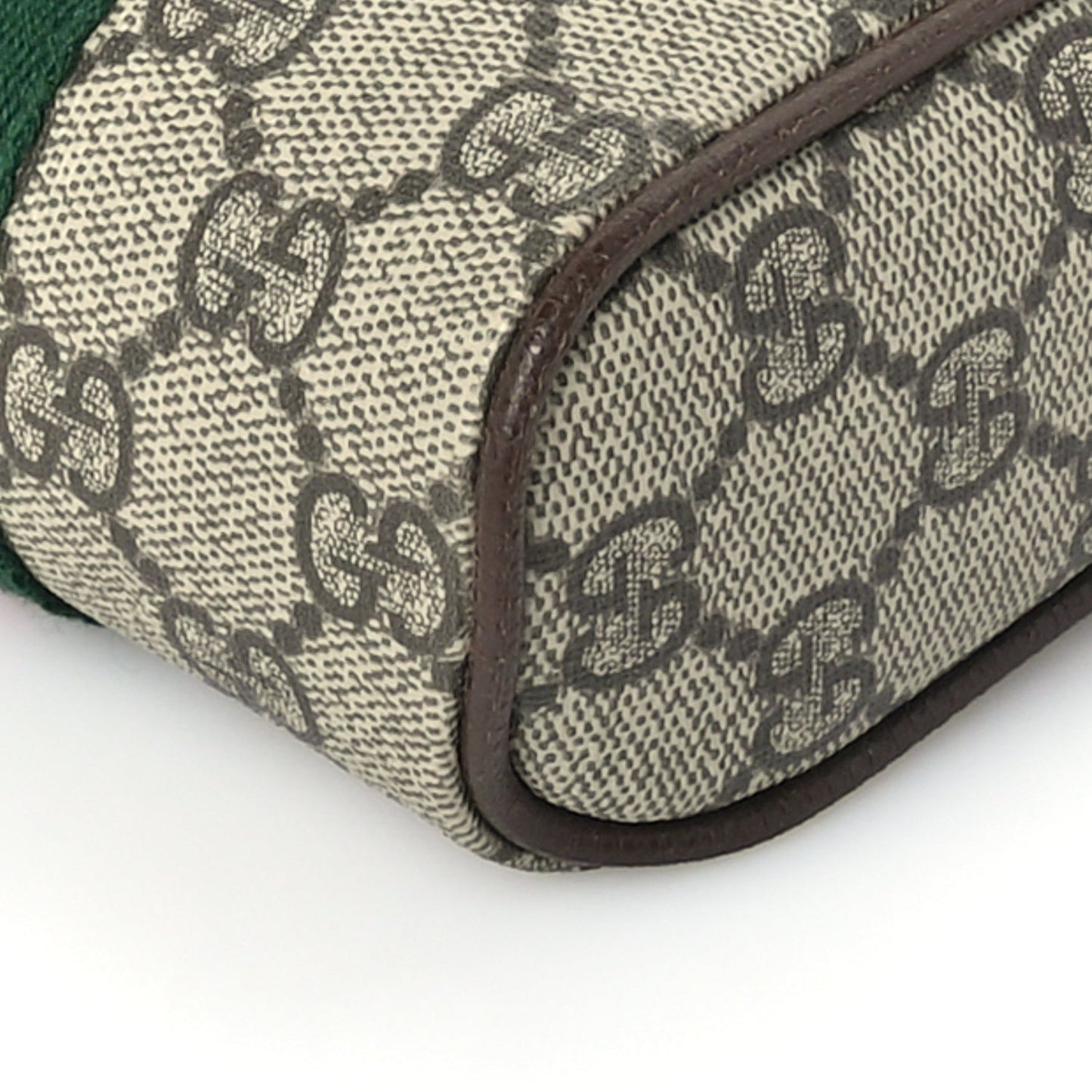 GG Supreme Monogram Web Mini Ophidia Messenger Brown