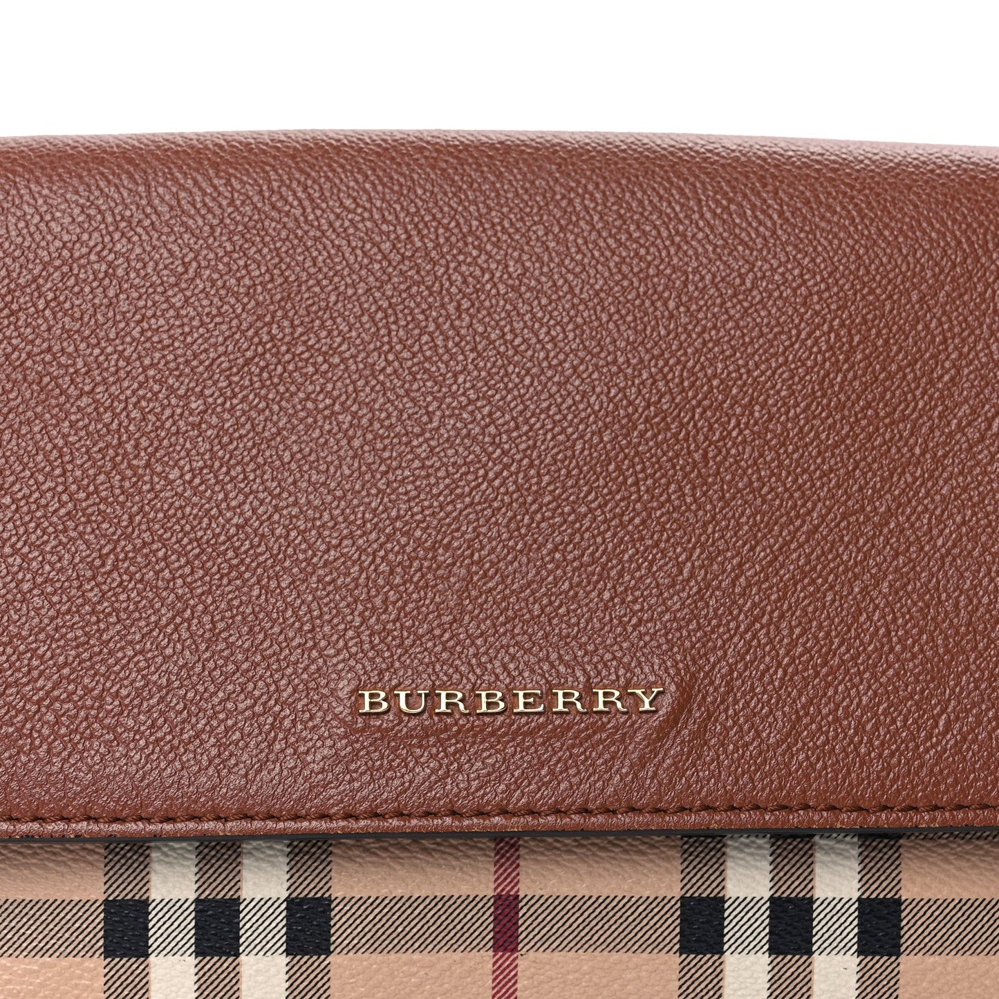 Haymarket Check Small Loxley Crossbody Bright Toffee