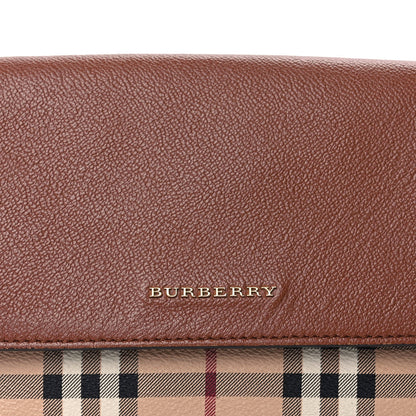 Burberry Haymarket Check Small Loxley Crossbody Bright Toffee 6 of 8