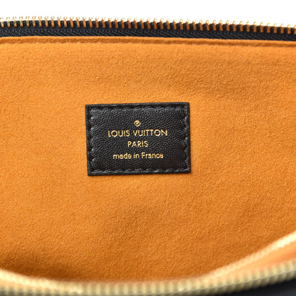 Louis Vuitton Lambskin Embossed Monogram Coussin MM Black 7 of 11