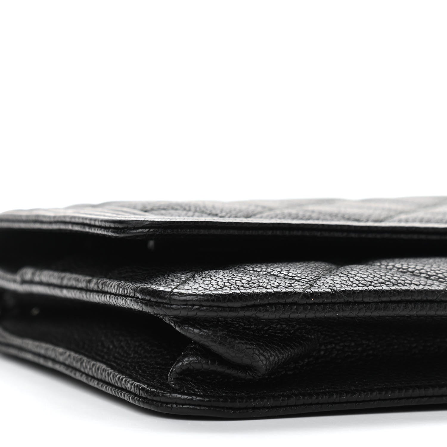 Chanel Caviar Quilted Boy Wallet On Chain WOC Black 11 of 13