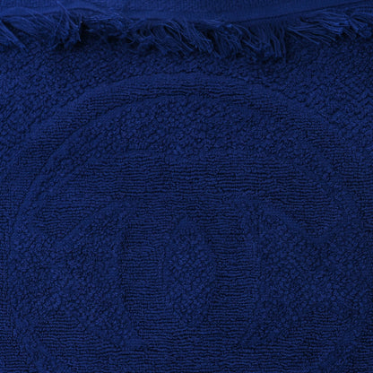 Chanel Terry Cotton CC Beach Tote Towel Set Blue 7 of 9