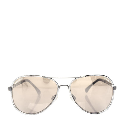 Chanel Metal Pilot Winter Sunglasses 4219 Brown 2 of 7