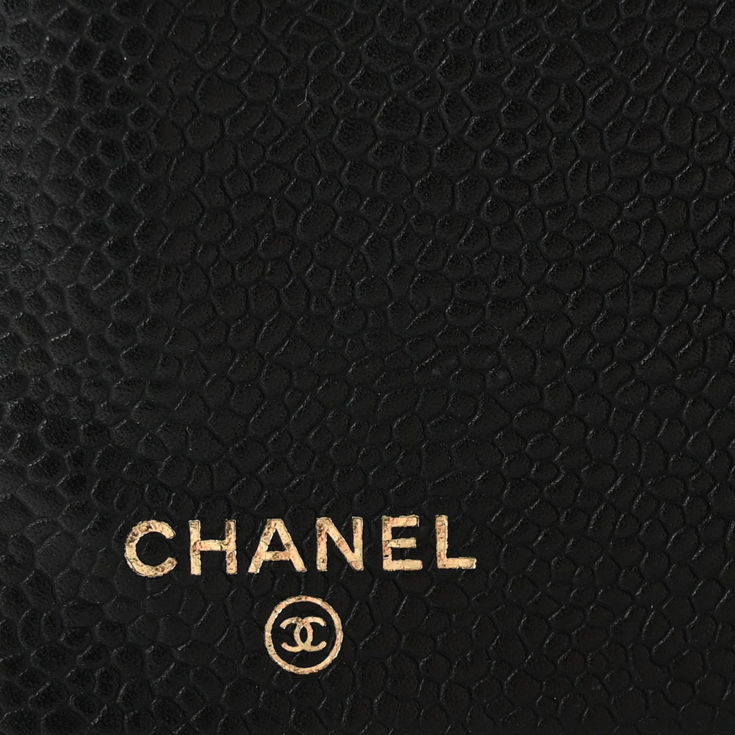 Chanel Caviar Quilted Yen Wallet Black 6 of 7