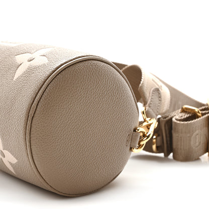 Louis Vuitton Empreinte Monogram Giant Papillon BB Tourterelle Cream 10 of 10