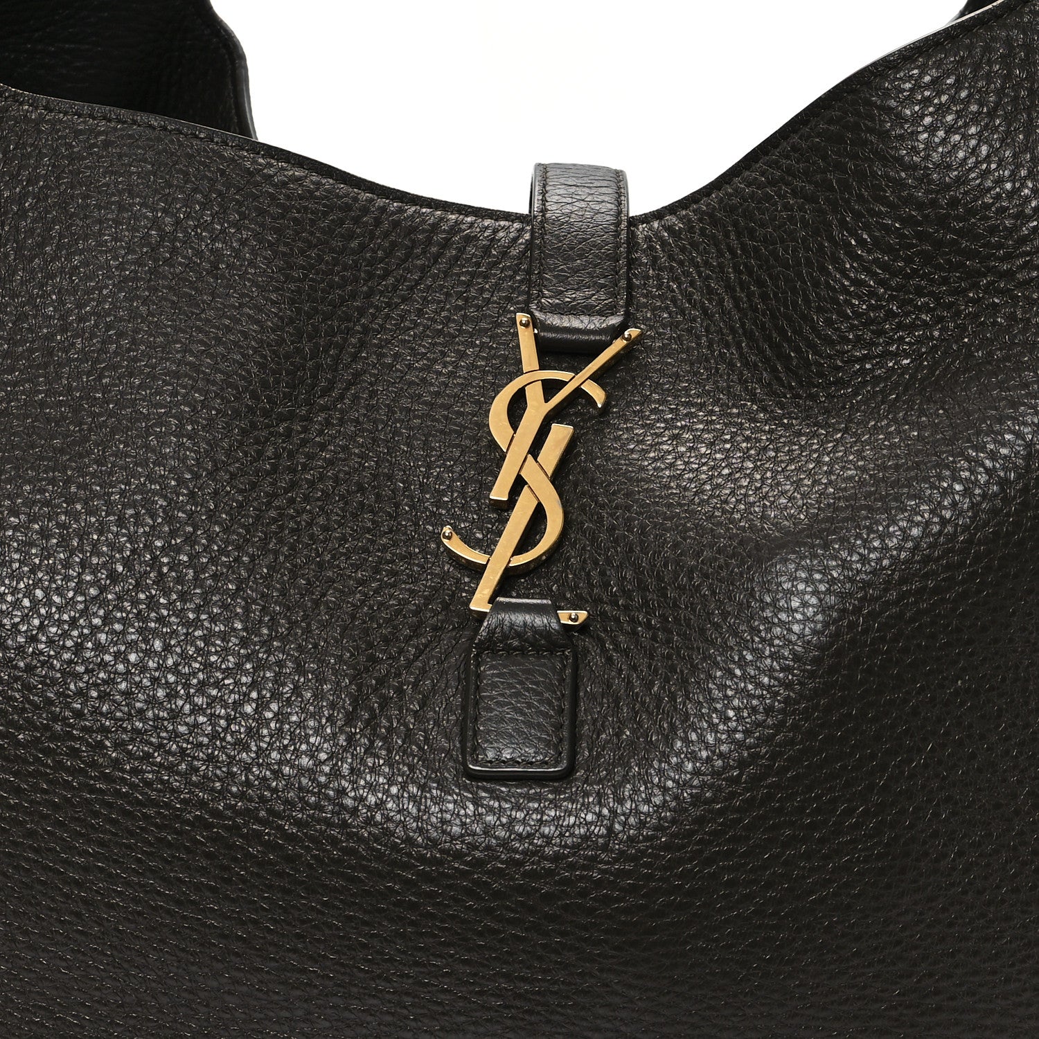Saint Laurent Grained Deerskin Bea Tote Musk 8 of 15