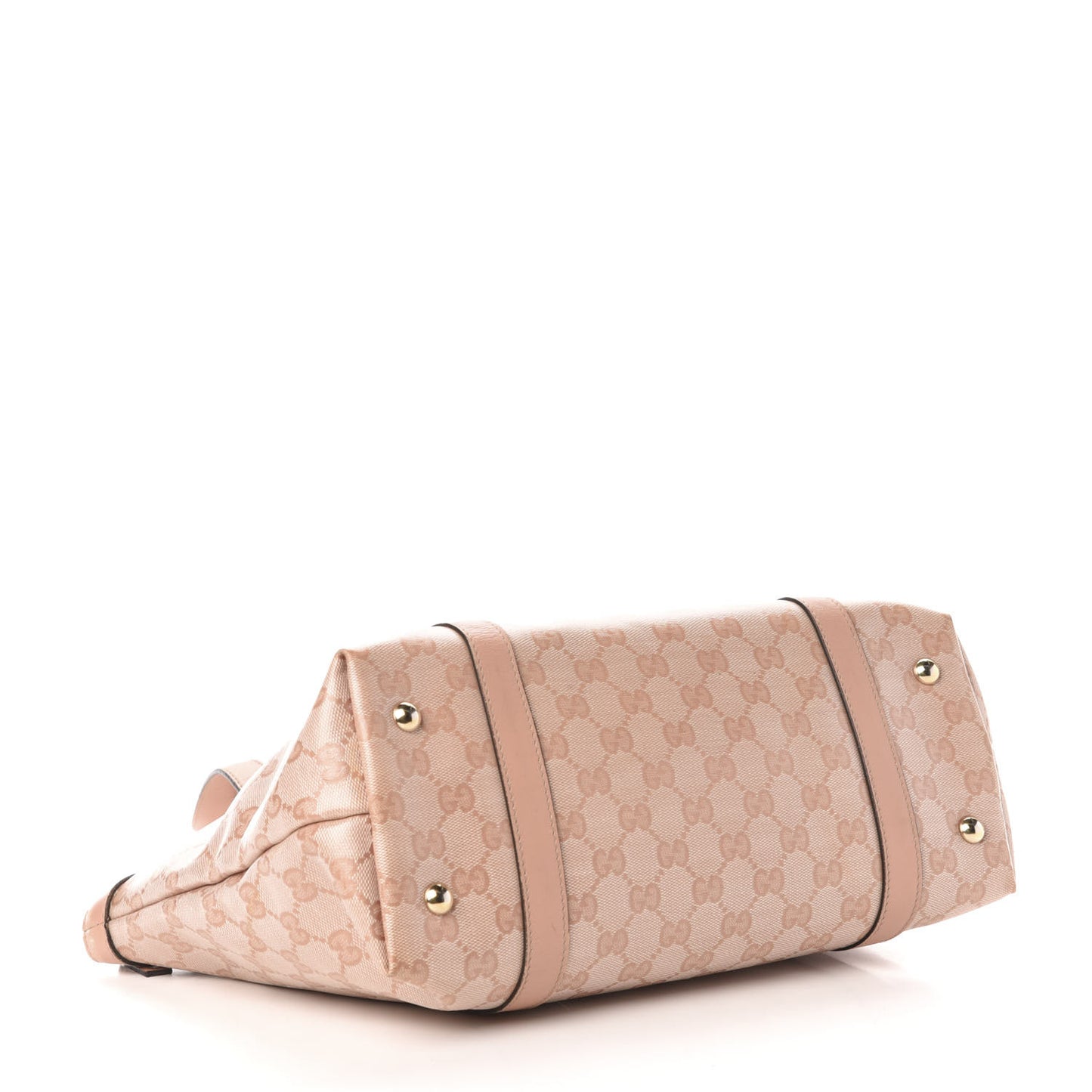 Crystal Monogram Medium Abbey Tote Blush