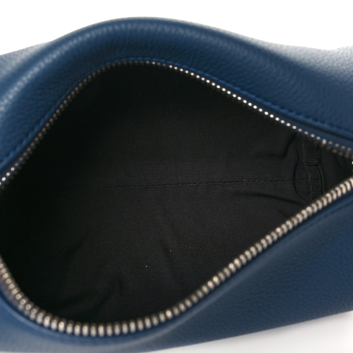 HOMME Grained Calfskin Mens Roller Pouch Blue