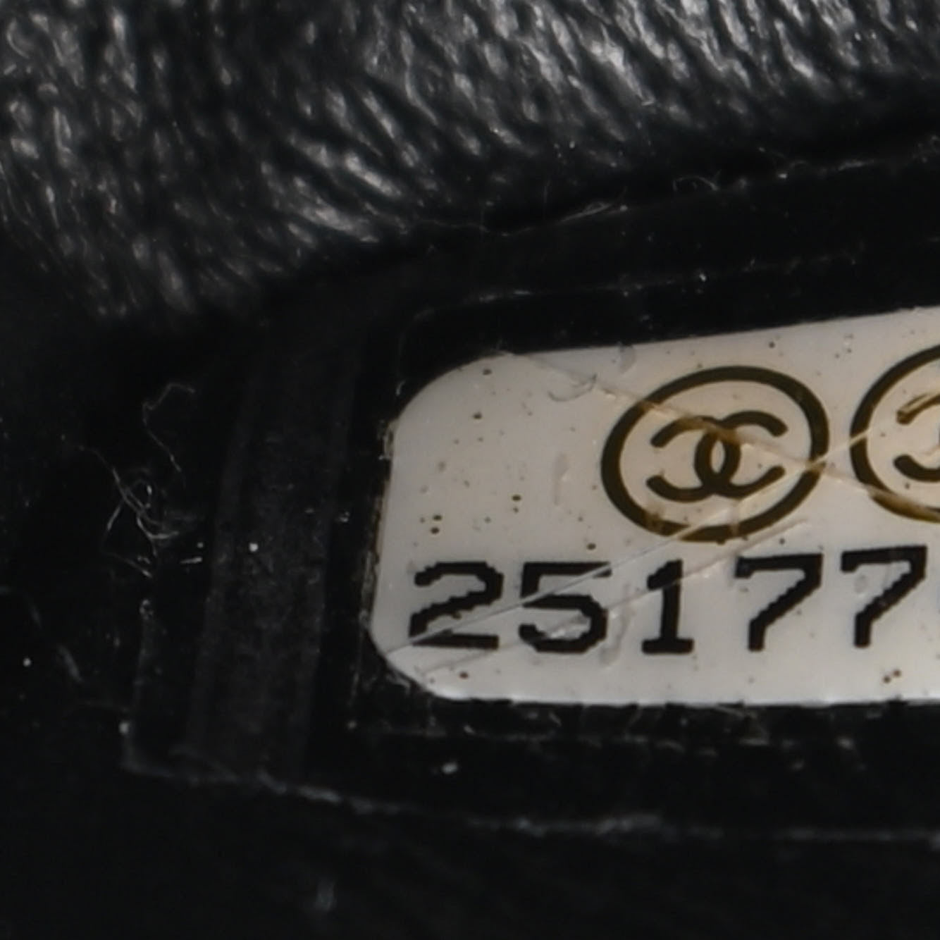 Iridescent Caviar Quilted Mini Rectangular Flap Black