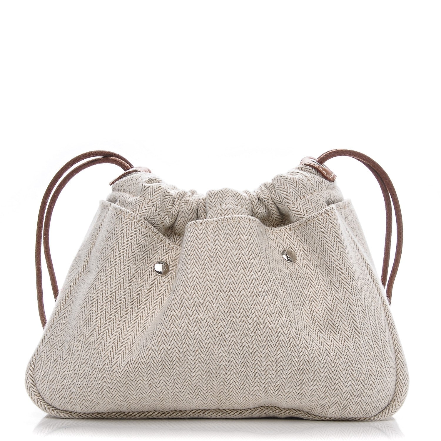Hermes Canvas Barenia Fourbi Insert PM Natural Fauve 1 of 7
