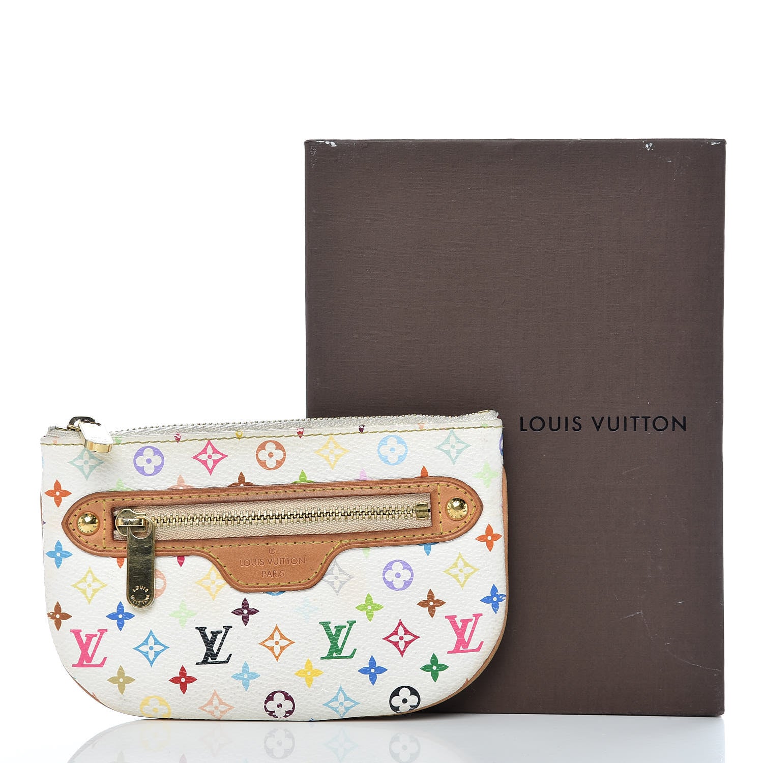 Louis Vuitton Monogram Multicolor Pochette Plate MM White 12 of 12