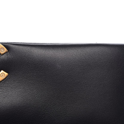 Chanel Goatskin Quilted Large 19 Flap Black 8 of 11