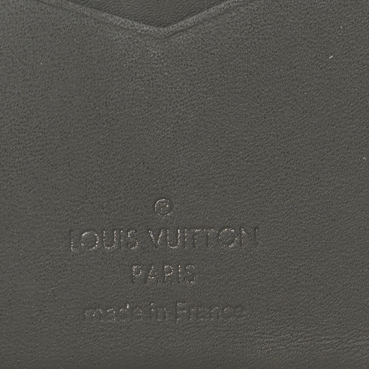 Louis Vuitton Grained Calfskin Aerogram Pocket Organizer Khaki 6 of 7