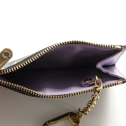 Louis Vuitton Monogram Multicolor Key Pouch Black Violet 5 of 6