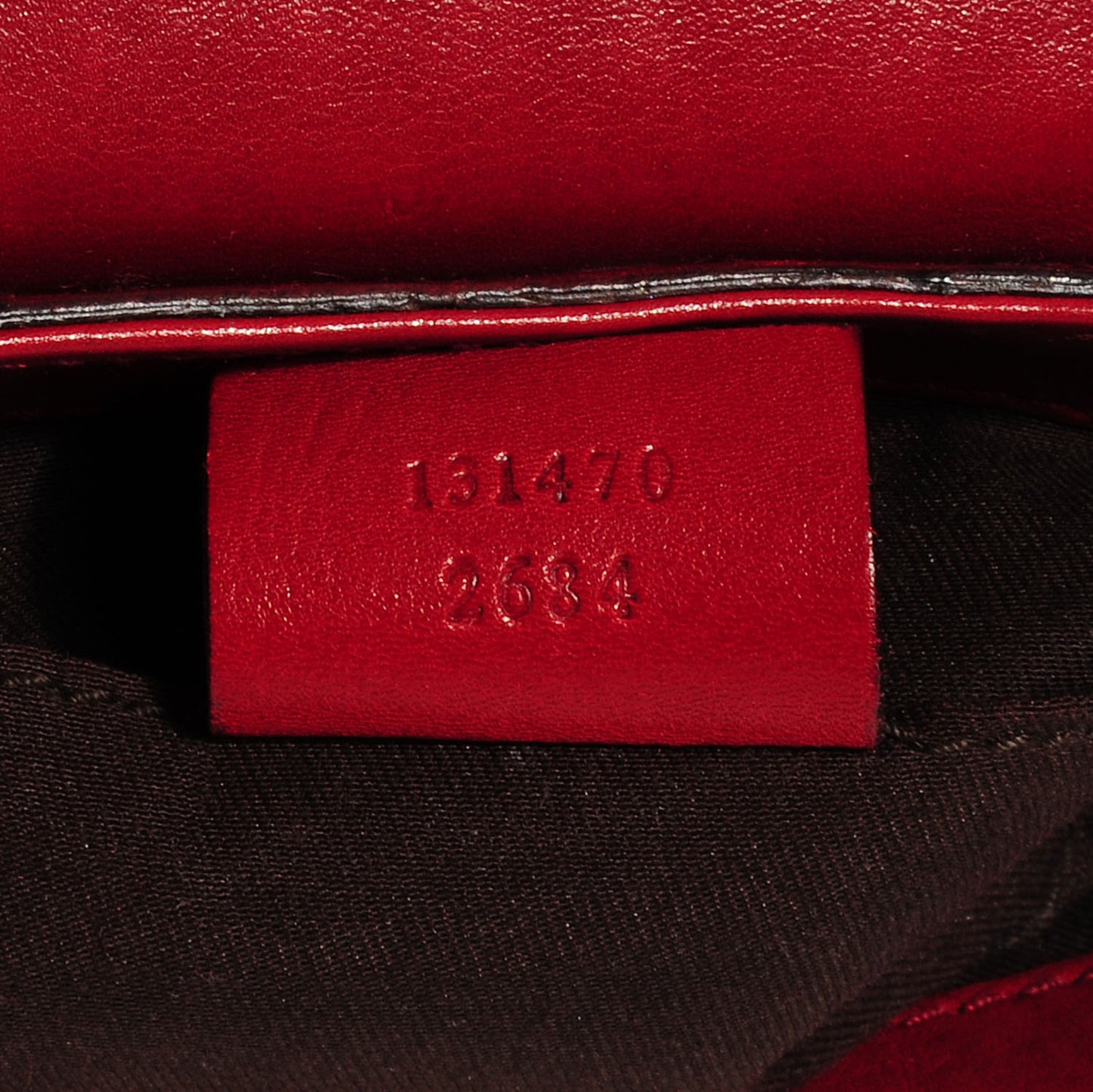 Calfskin Small Horsebit Chain Clutch Red