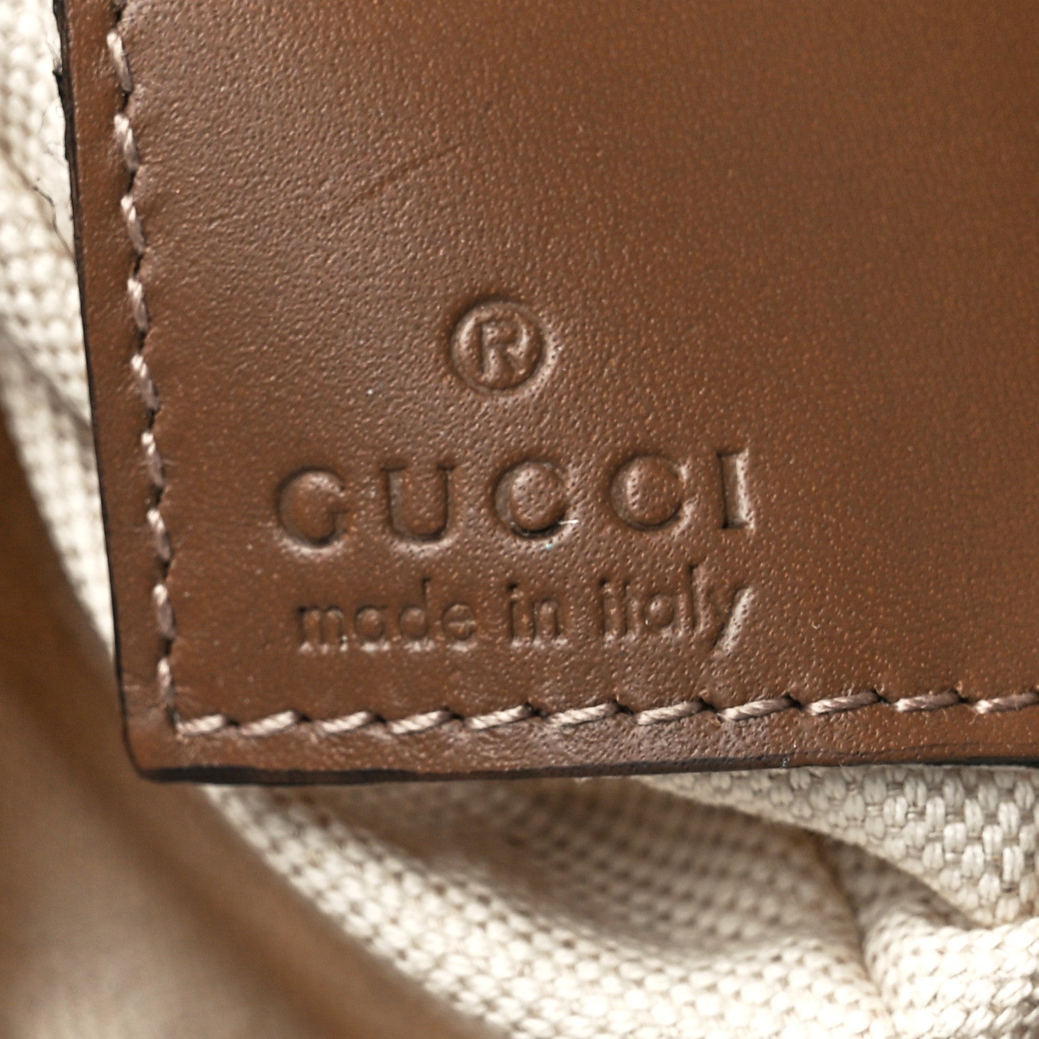 Gucci Canvas Flora Infinity Wristlet White 6 of 10